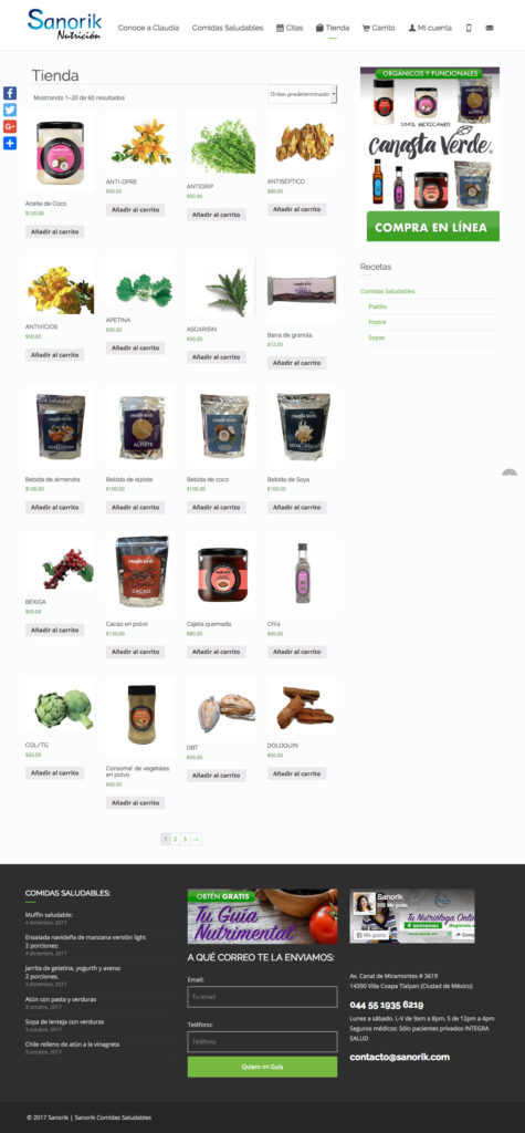 create an online food store