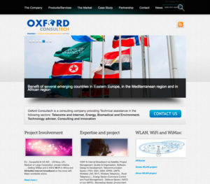 ejemplo de pagina web Oxford Consultores