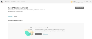 Crear cuenta Gratis de Mailchimp