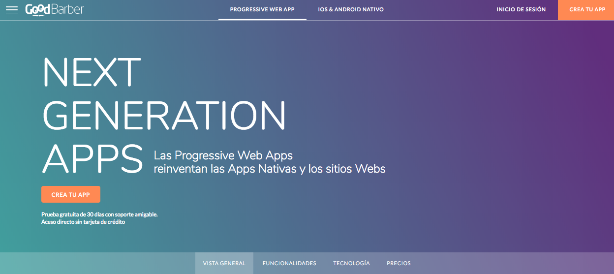 hacer app con goodbaber